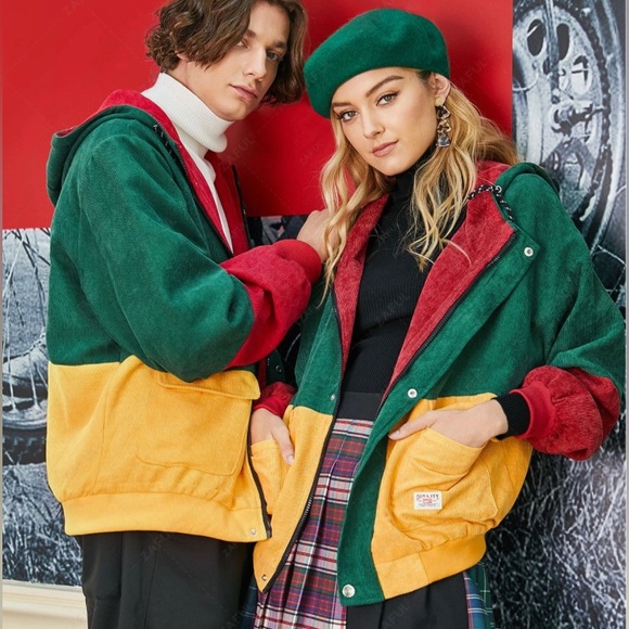 NWT Zaful corduroy color block jacket - Picture 6 of 6